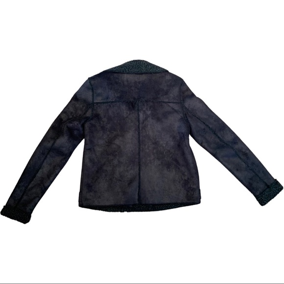 American Eagle Black Sherpa Lined Jacket Size: XS - Picture 3 of 7